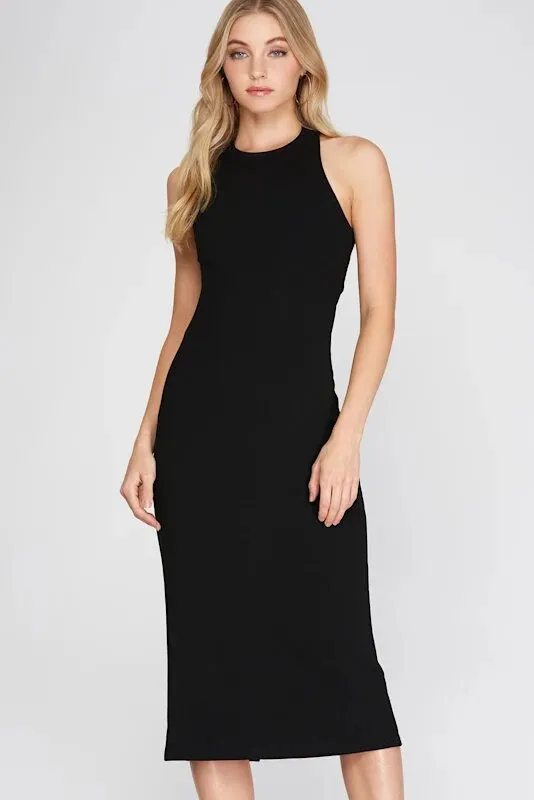 Basic Black Tank Dress