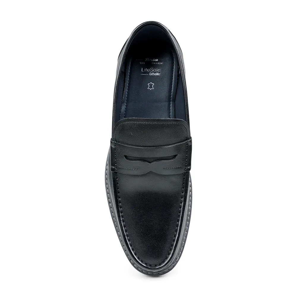 Optimized title: Stylish Bata Mens Premium TERRANO Slip-On Loafer Dress Shoe