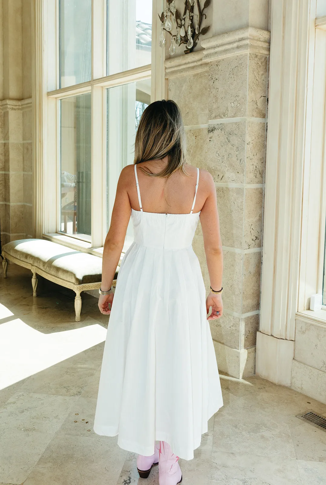 Blair Midi Dress - Off White