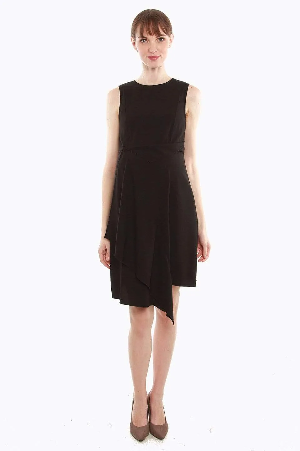 Corliss Nursing Dress Black