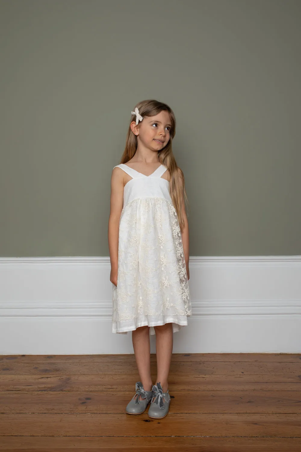 DIANA DRESS - Natural White