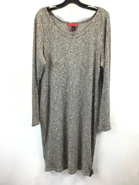 Dress Sweater By Hot Kiss In Grey, Size: 3x