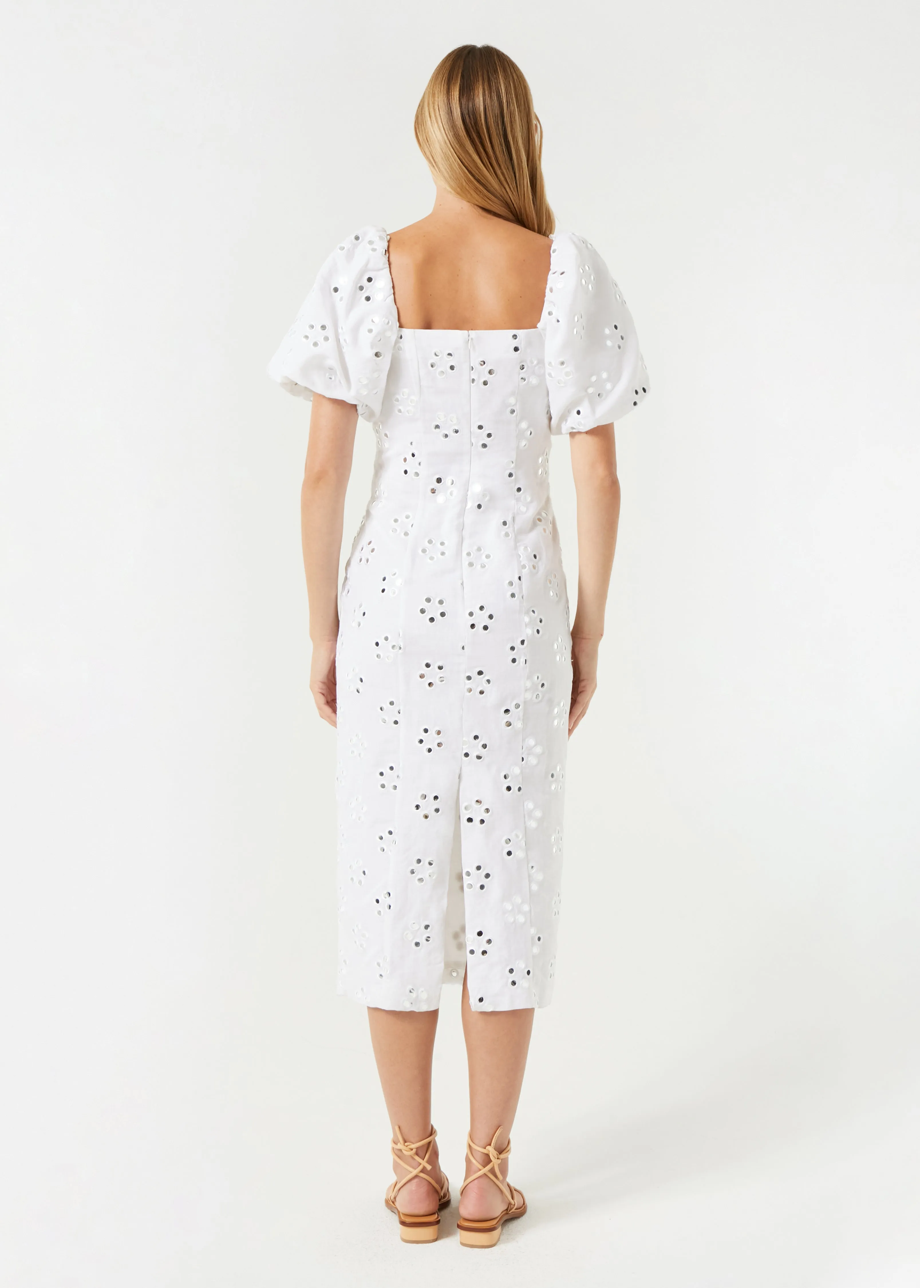 Ellis Dress | White Mirror Daisy