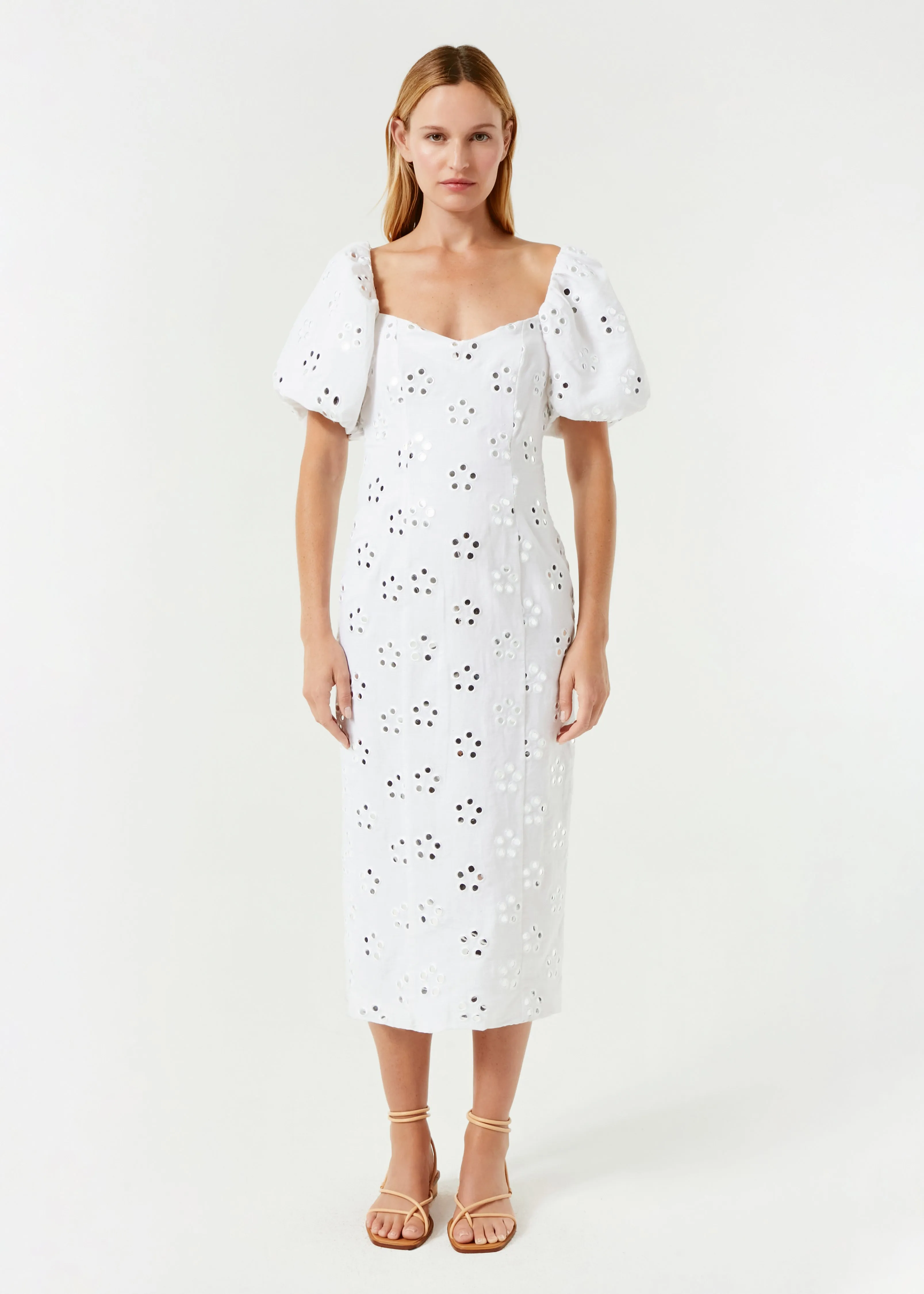 Ellis Dress | White Mirror Daisy