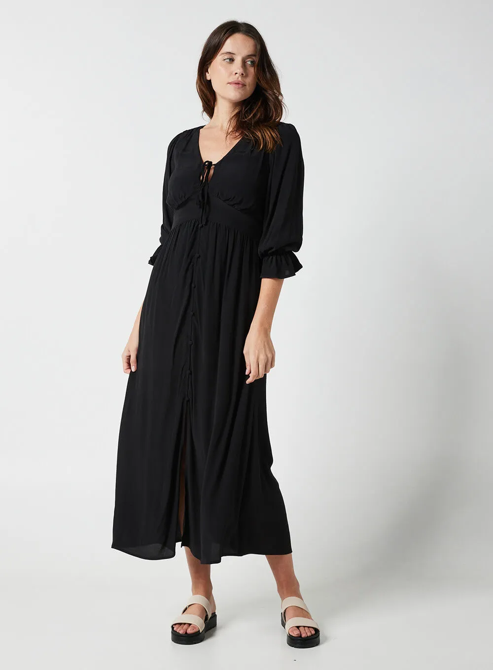 Evangeline Dress-Black