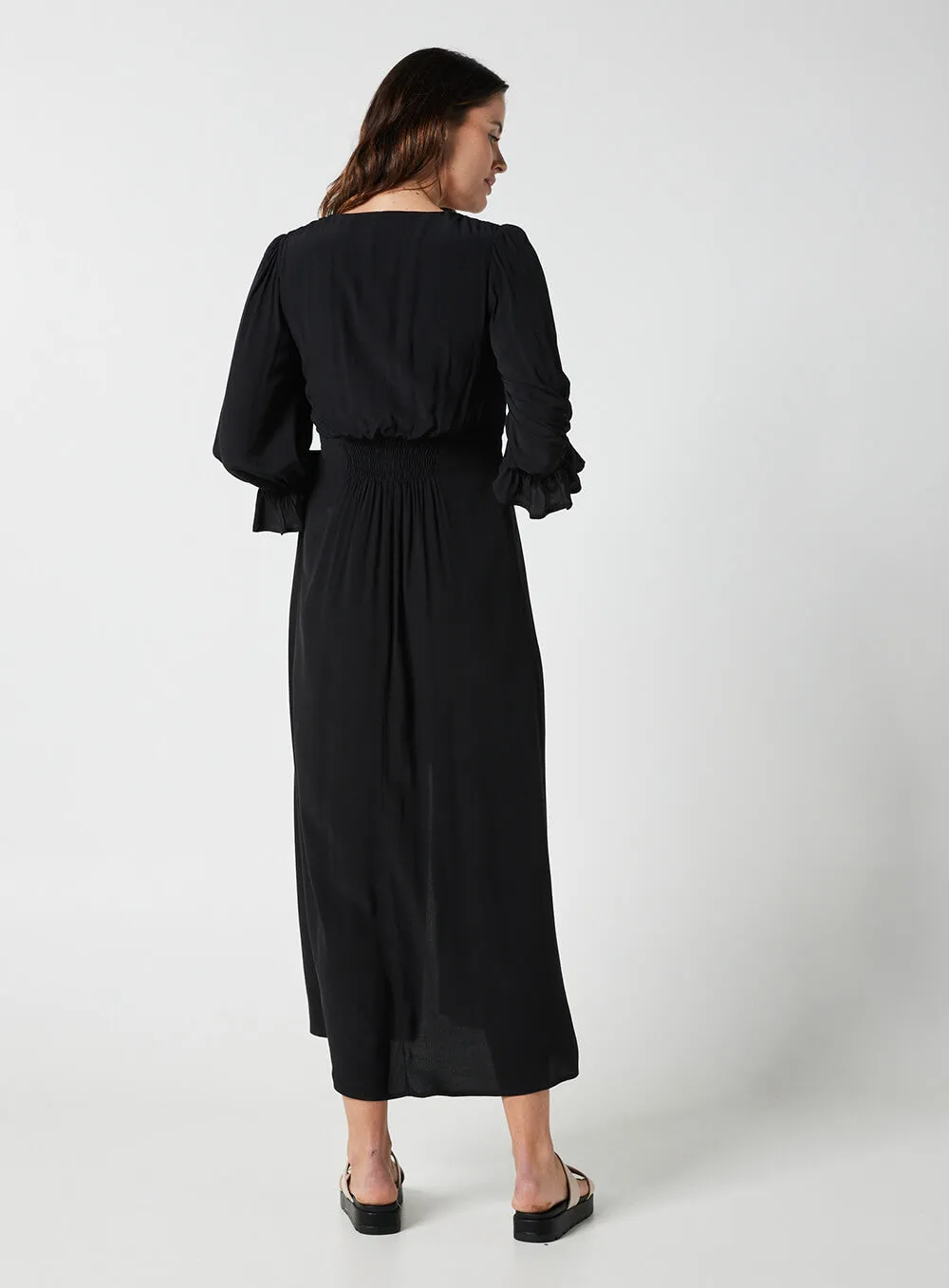 Evangeline Dress-Black