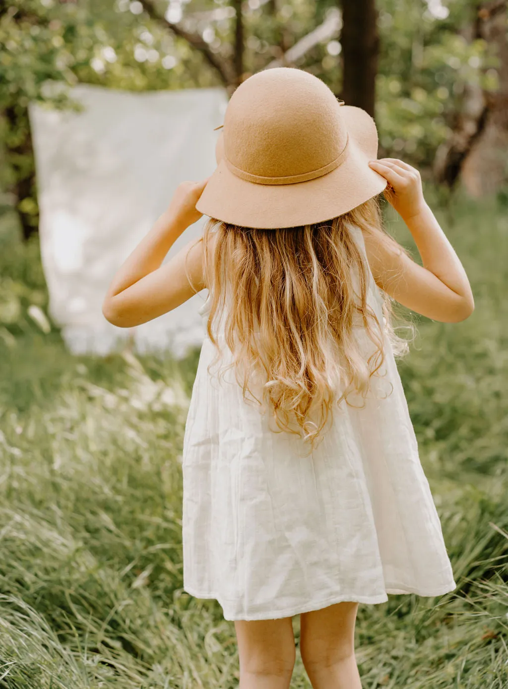 farrah dress in off white