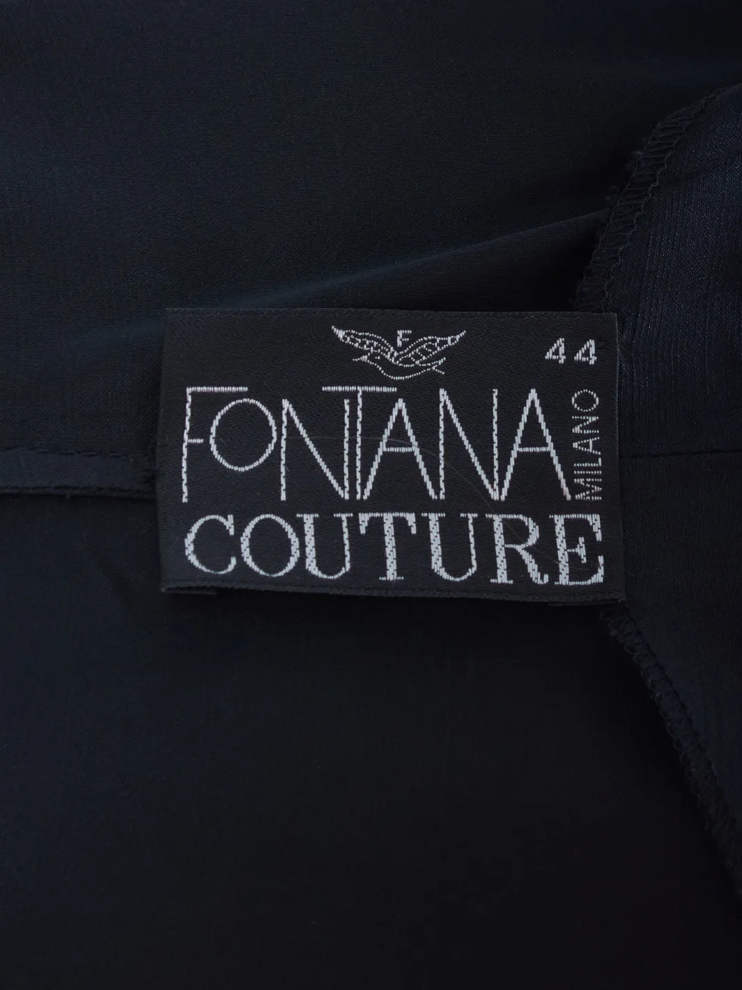 Fontana Couture Black Dress