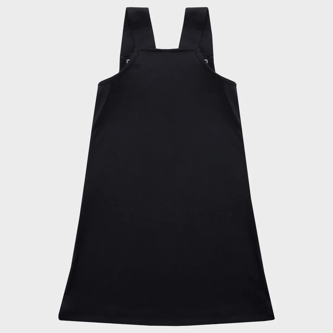 Girls` Black School Dress