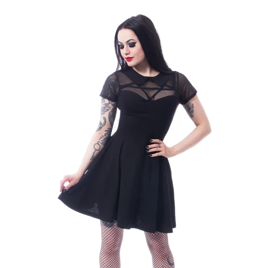 HEX DRESS - BLACK