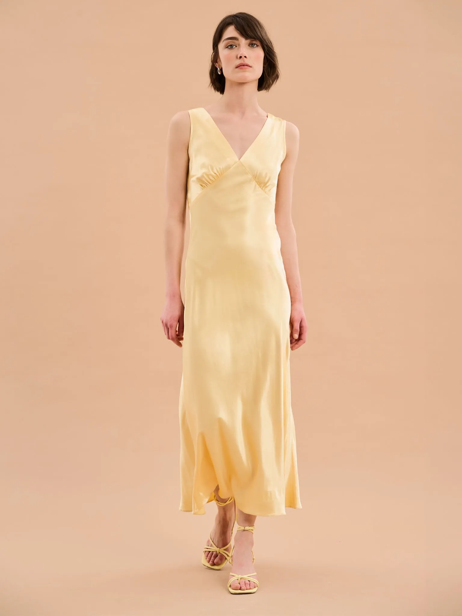 Iris Maxi Dress in Yellow