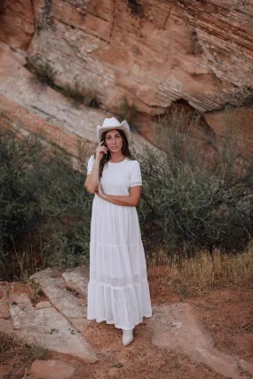 Kanyan Maxi Dress in White - Coming Soon