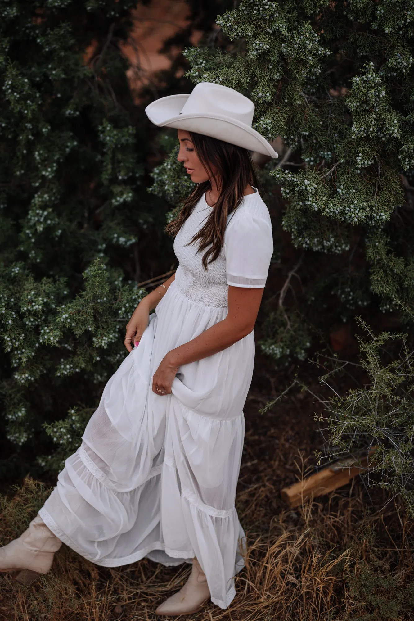 Kanyan Maxi Dress in White - Coming Soon