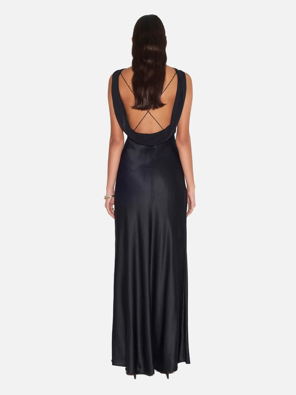 Karina Slip Dress - Black