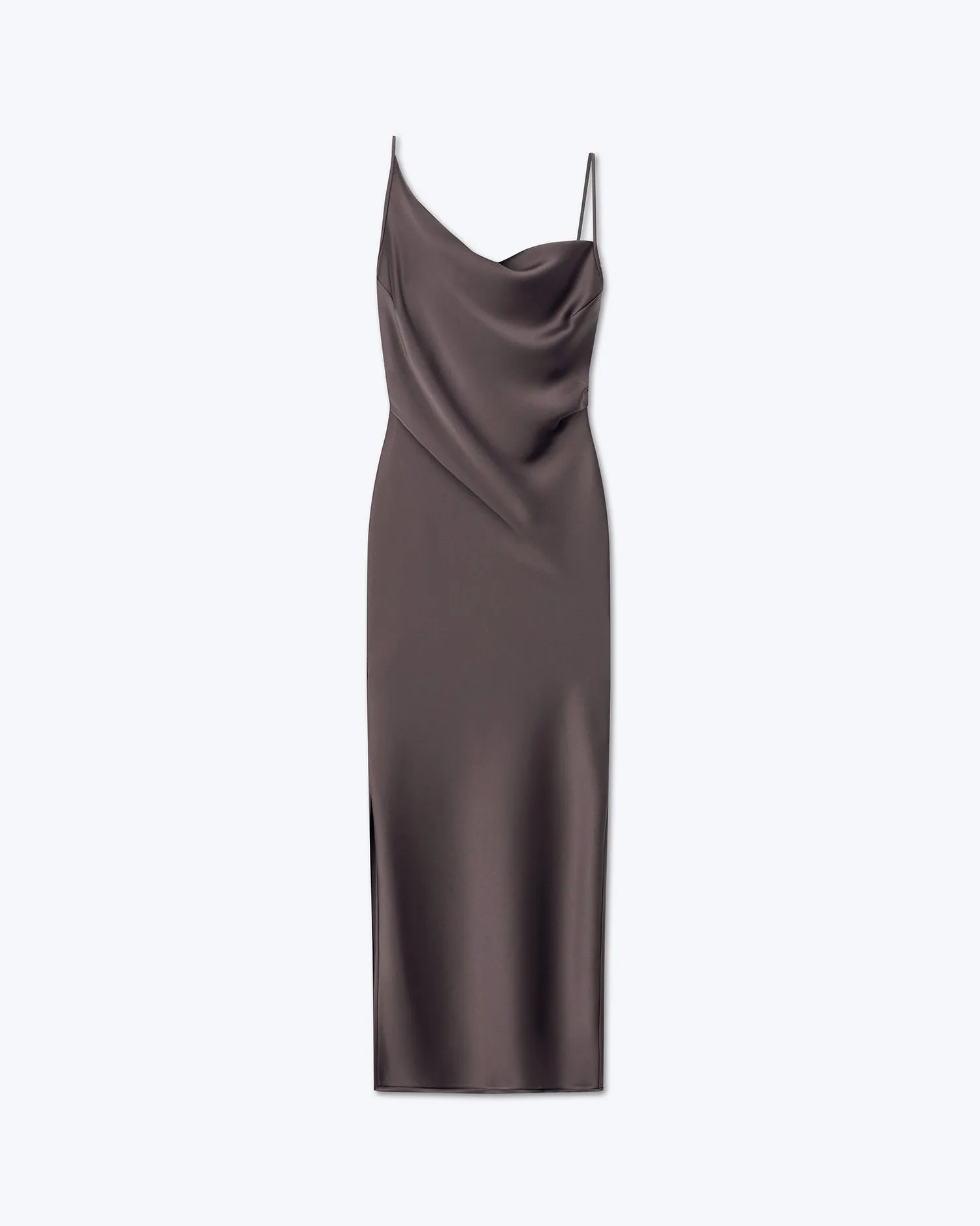 Lennie - Sale Slip Satin Maxi Dress - Coffee Bean