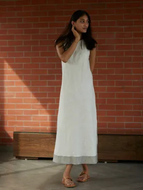 Niza Linen Dress - Off White