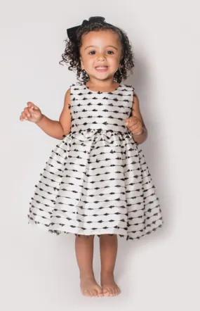 Popatu Baby Girl's White Elegant Dress