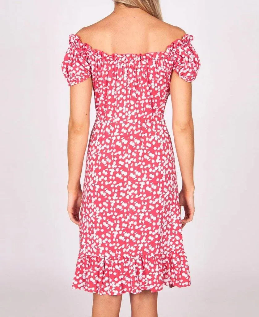 Sabrina Dress | Red Daisy