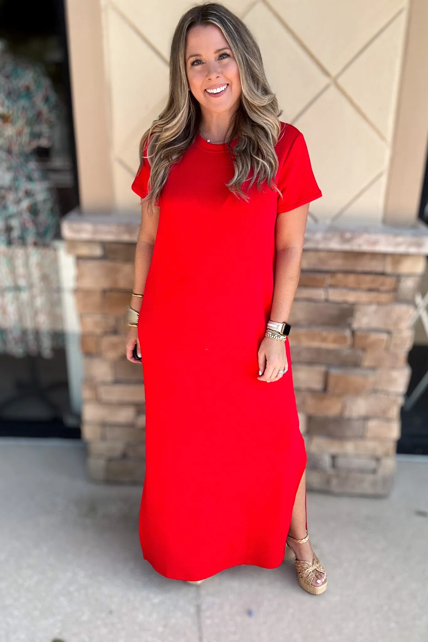 Spanx: AirEssentials Maxi Dress - Spanx Red