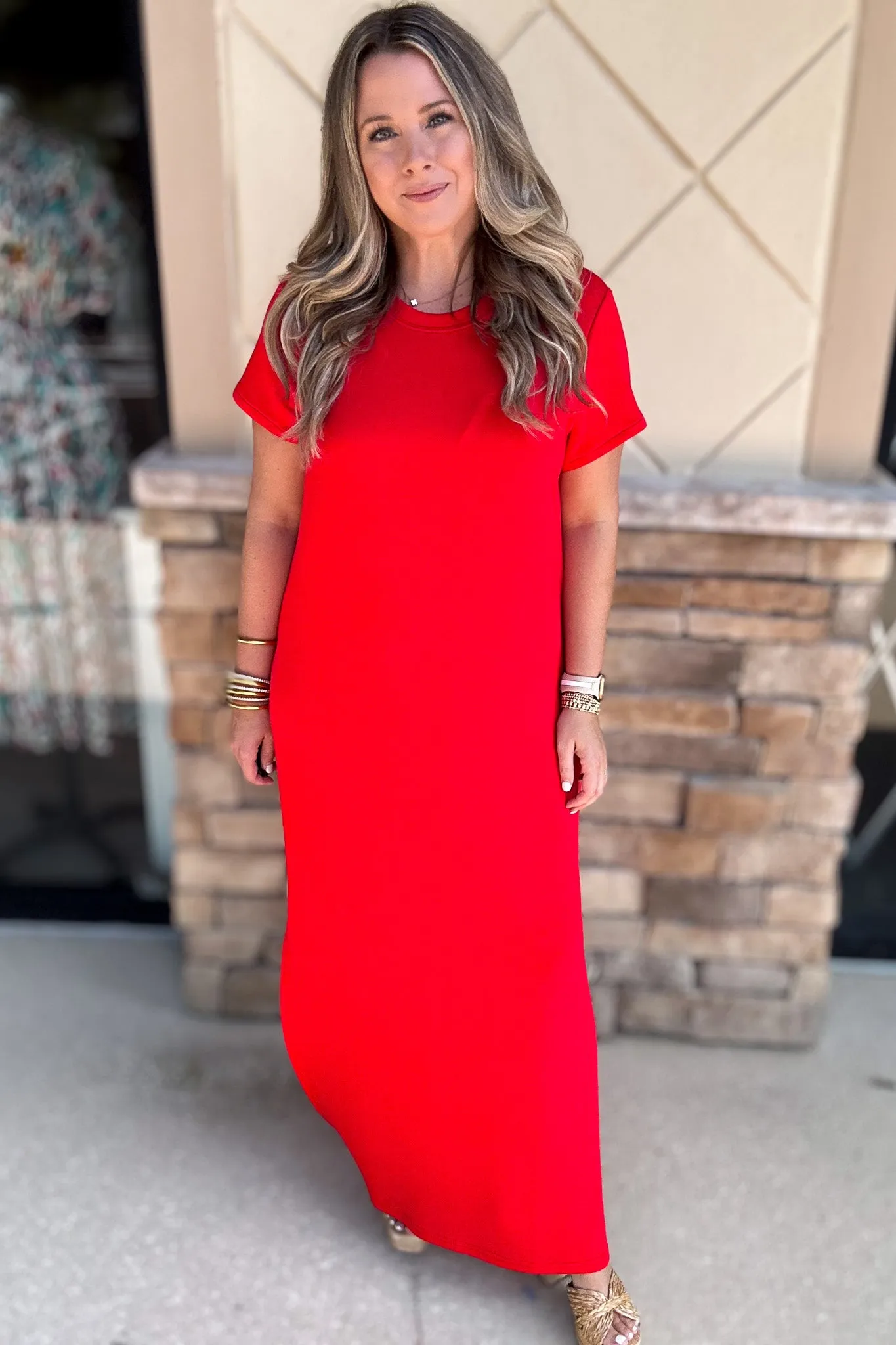 Spanx: AirEssentials Maxi Dress - Spanx Red