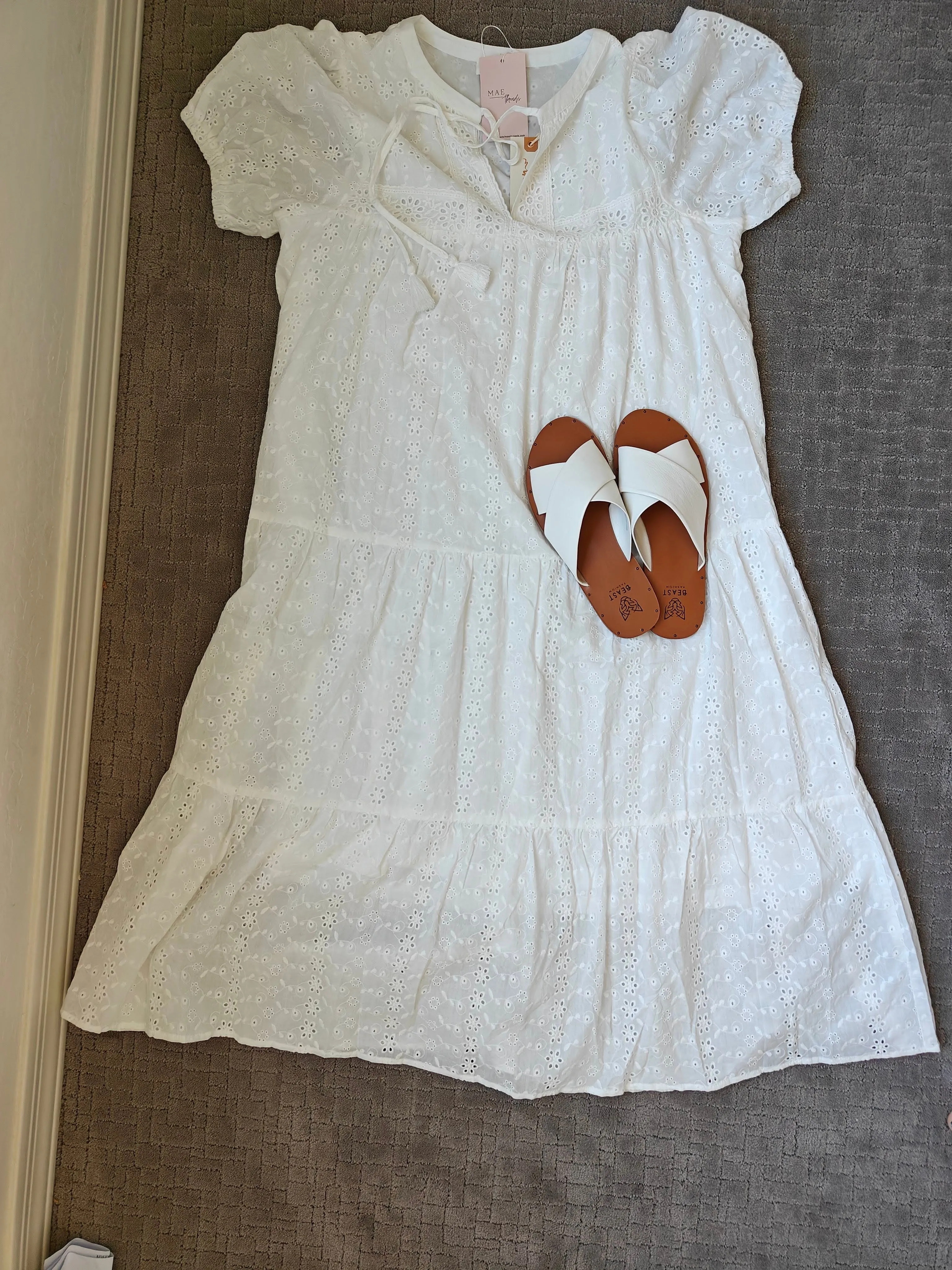 The White Eyelet Dress