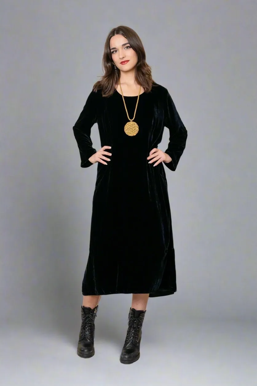 Velvet Dress - Black